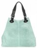 Bőr táska shopper bag Vittoria Gotti menta V2L